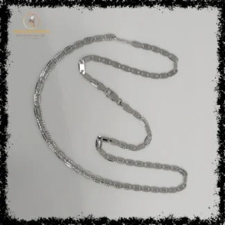 925 Silver Purity- Platted Model Chain