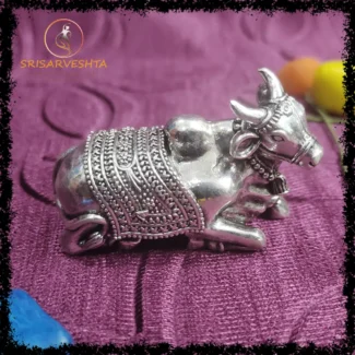 925 Silver Nandi in Sitting Posture- Design 3D IDOL